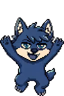Wolfagotchi playing